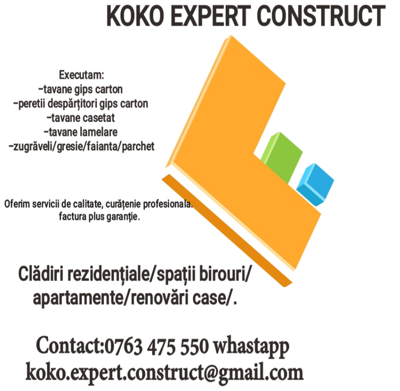 Firma executa renovari apartamente, gips carton, glet, lavabil,